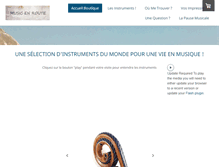 Tablet Screenshot of musicenroute.com